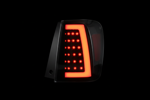 LED tail light illuminated